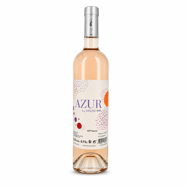Flasche AZUR by Miori, Rosé IGP Maures aus der Provence, Jahrgang 2025