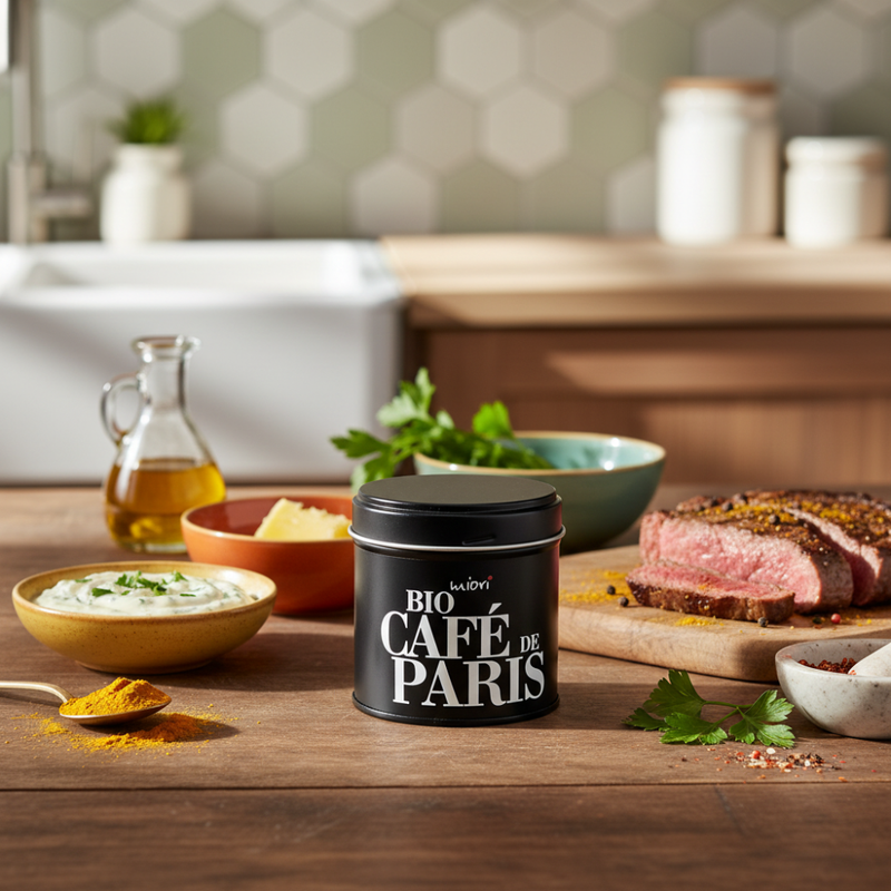 Gewürze und Salze im Feinkostladen miori