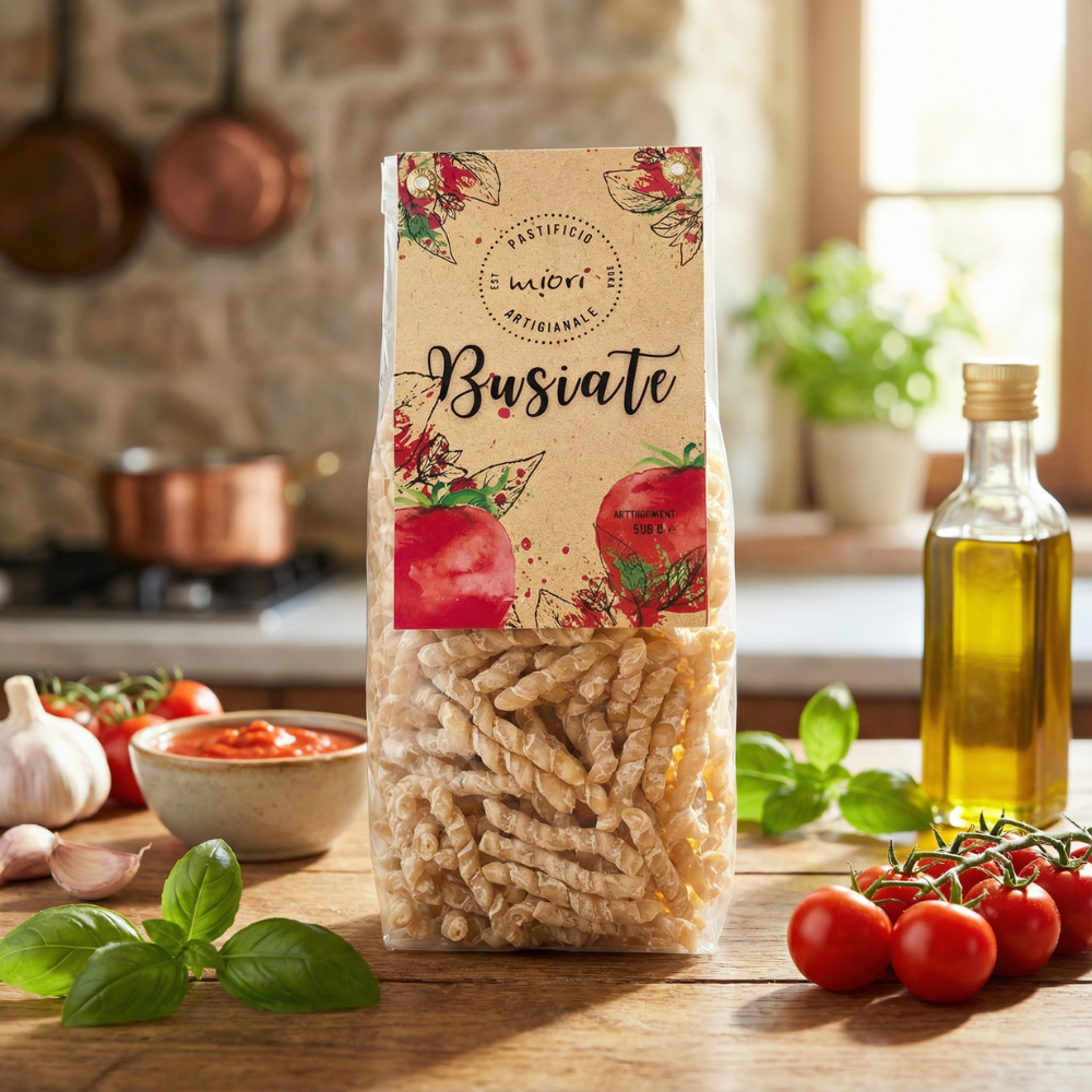 Busiate Sicilia – Artisan Pasta 500 g