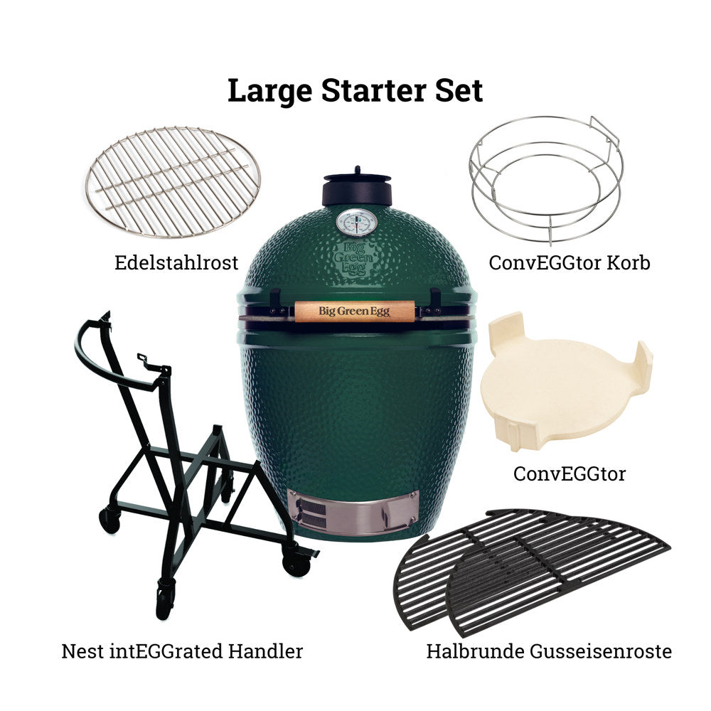 Big Green Egg Large – Das beliebte Premium-Starter-Set für Grillmeister
