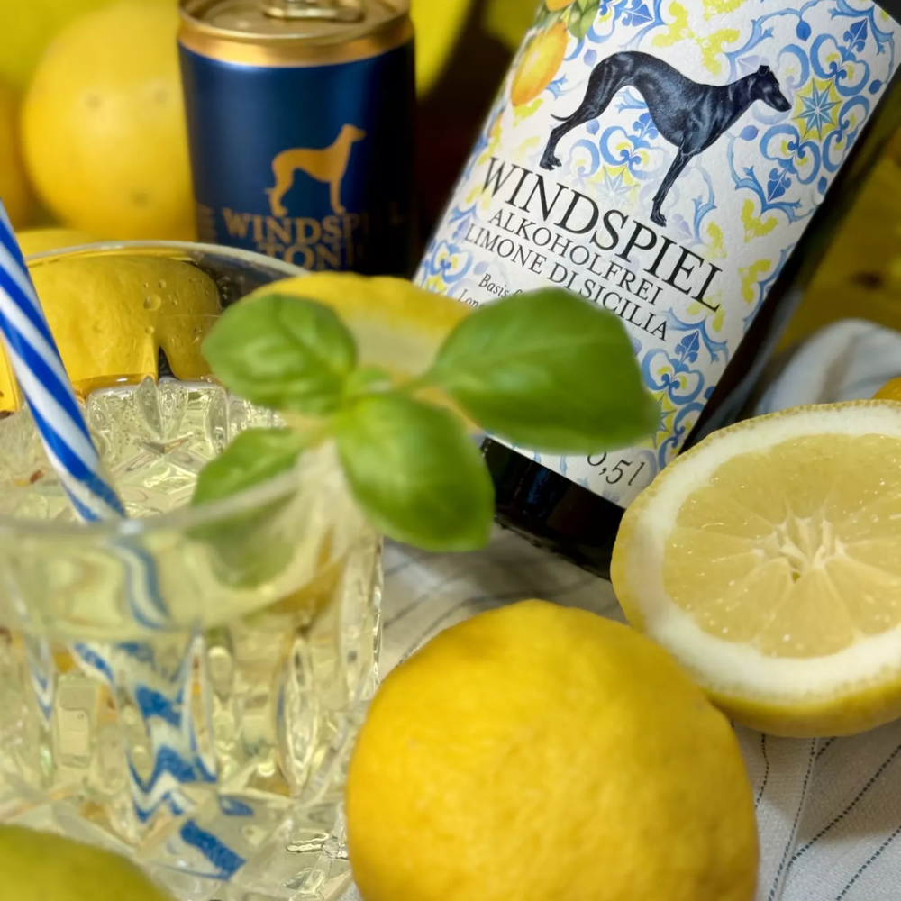 Windspiel Limone di Sicilia – Basis für alkoholfreie Longdrinks und Cocktails