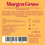 Morgen Gruss Grüntee mit Ingwer & Zitrone