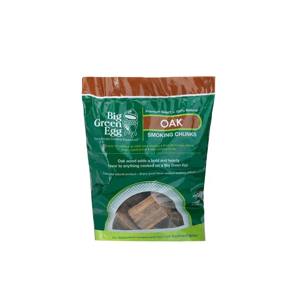 Beutel Big Green Egg Räucherholz-Stücke Eiche, OAK Smoking Chunks