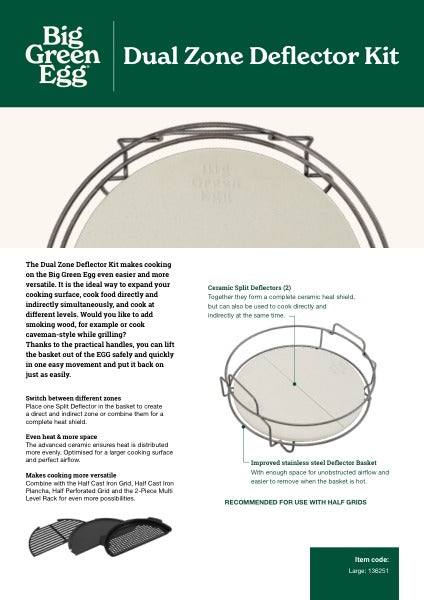 Big Green Egg The Onyx Large Build-In Starterset
