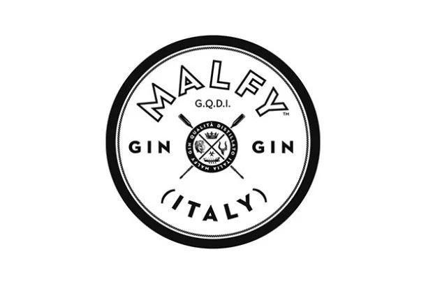 Malfy Gin rundes Logo mit 