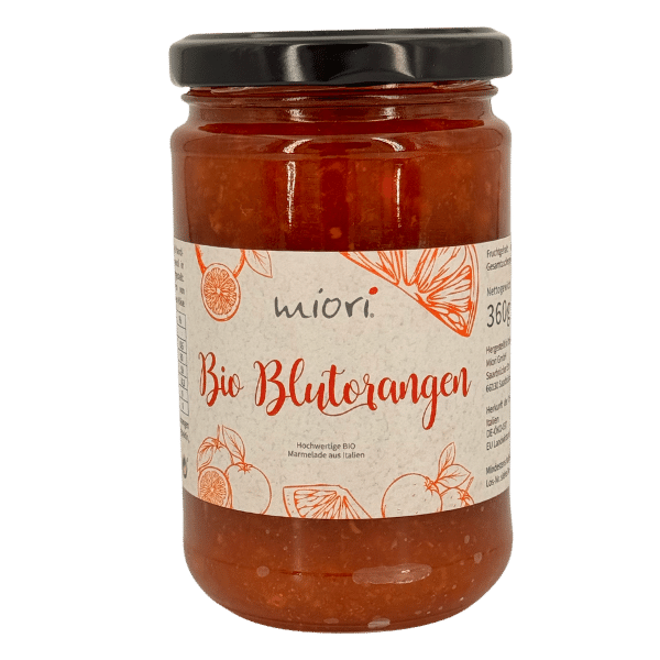 Bio Blutorangen Marmeladen | Sizilien | 360 g